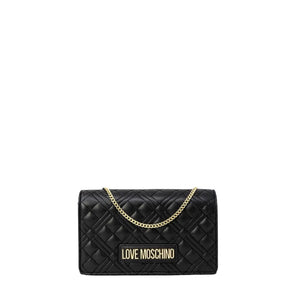 Borsa Love Moschino Donna – Pochette Nera Trapuntata con Catena Love Moschino