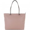 COCCINELLE Borsa shopping a spalla con lampo in pelle vitello CIPRIA