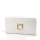 FURLA BELVEDERE Portafoglio lampo in pelle saffiano CHALK