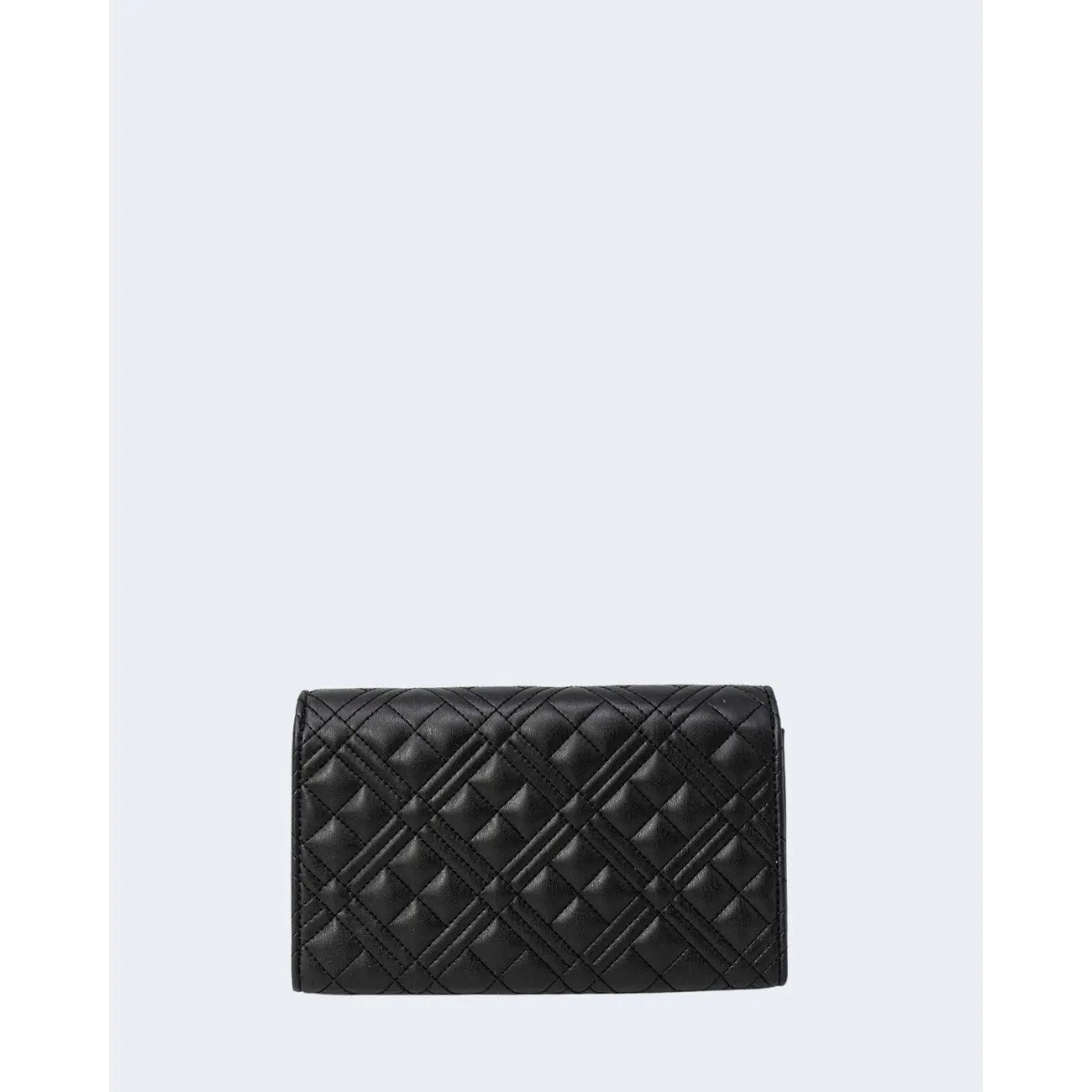 Borsa Love Moschino Donna – Pochette Nera Trapuntata con Catena Love Moschino